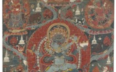 A PAUBHA DEPICTING BUDDHAKAPALA Nepal, 18th Century
