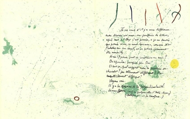 Joan Miro: Album 19 Original Lithographs pages 1,14