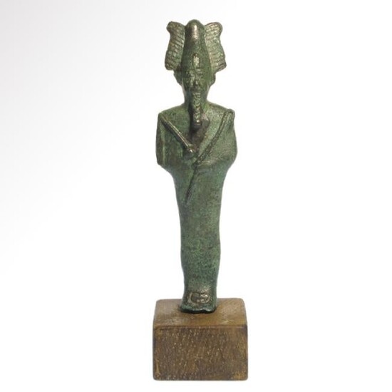 Egyptian Bronze Figure of Osiris, c. 21st-25th Dynasty