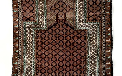 A Belouch prayer rug, mid 20th century.