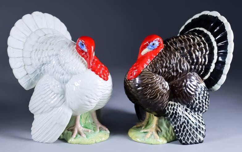 A Beswick Pottery Model of a Bronze Turkey, and...