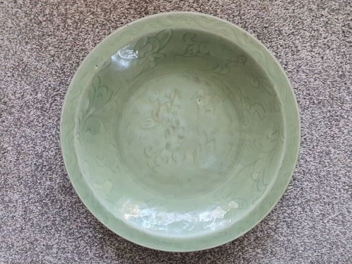 A Celadon Charger - Porcelain - China - Ming Dynasty (1368-1644)