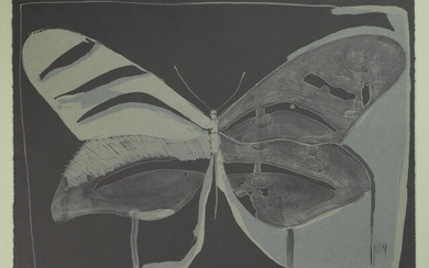 A Fritz Scholder lithograph, "Night Butterfly," 1979
