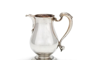 A George II silver baluster beer jug by Thomas Whipham