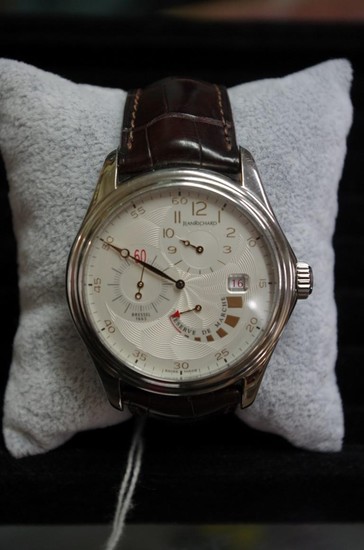 A JeanRichard Bressel 1665 steel automatic wristwatch, 41mm,...