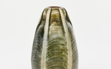 A Martin Brothers stoneware gourd vase by Edwin and Walter Martin