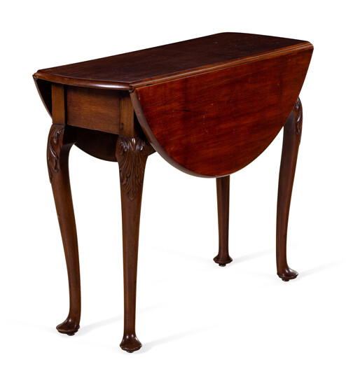 A Queen Anne Mahogany Drop-Leaf Table