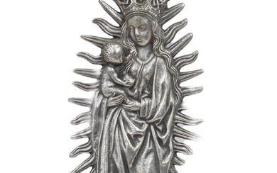 A Religious Wall Plaque Of Mary And Jesus