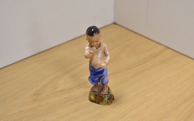 A Royal Worcester bone china figure 'Burman' designed by F.G Doughty for the Children of the World