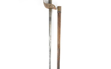 A Victorian 1897 pattern infantry officer's sword, shagreen...