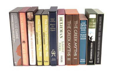 A collection of Folio Society books relating to literature and history