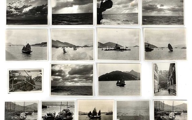 A collection of early 20th century photographs of Hong Kong and Malaysia.