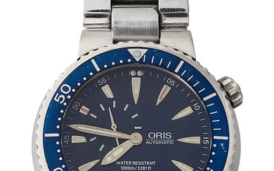 A gentleman's Oris stainless steel automatic Diver's wristwatch ref 7609