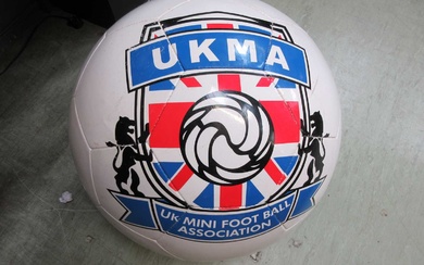 A large football by UK Mini Football AssociationCondition Report There...
