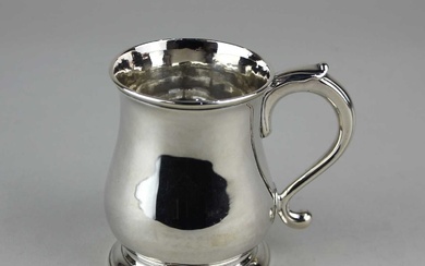 A late George II silver mug
