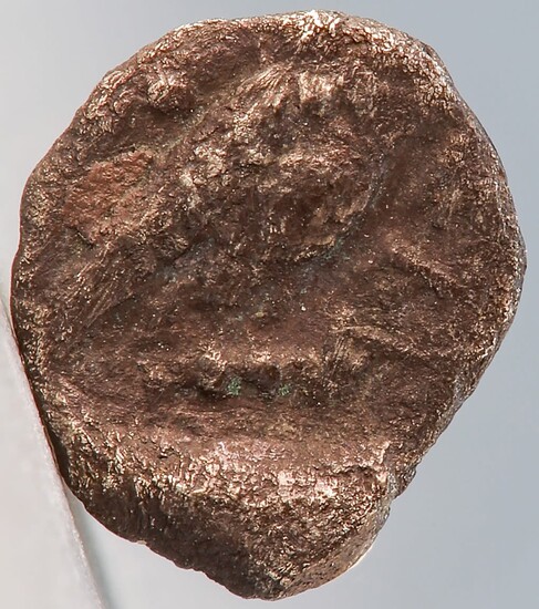 A silver coin of Yehud Medinata during the Persian...