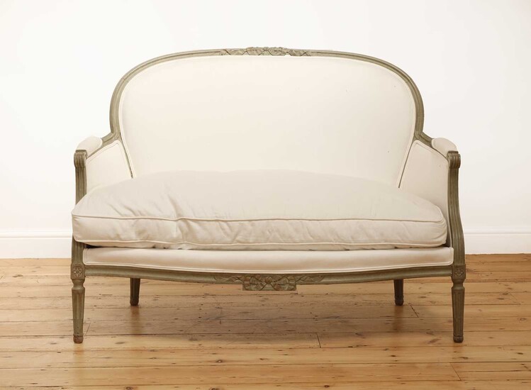 A small French Louis XVI-style settee