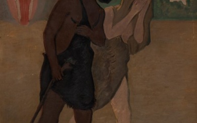 ALDO CARPI (1886 - 1973) Adamo ed Eva cacciati dal Paradiso