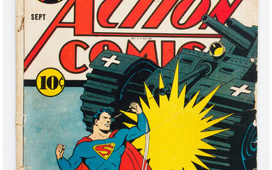 Action Comics #40 (DC, 1941) Condition: GD+. First appearances...