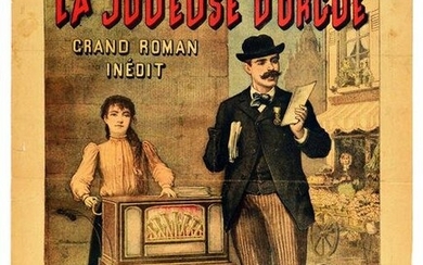 Advertising Poster Petit Journal Organ Player Xavier De