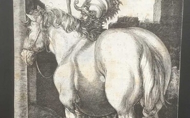 After Albrecht Durer (1471-1528) engraving - The large horse