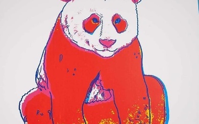 After Andy Warhol Giant Panda Screenprint (w/blindstamp)