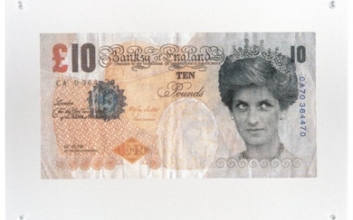 After Banksy Di-Faced Tenner, 10GBP Note, 2005