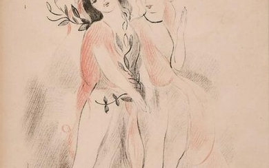 After Marie Laurencin, a lithograph of 'Grand Ballet de