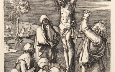 Albrecht Durer, Jesus Christ Expirant sur la Croix, Heliogravure on Laid Paper