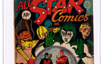 All Star Comics #8 (DC, 1942) CGC GD/VG 3.0...