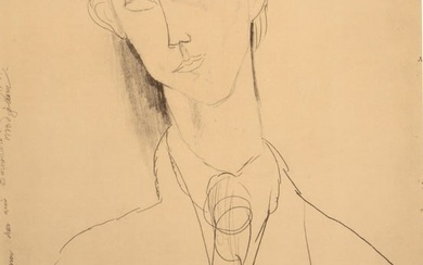 Amedeo Modigliani (After) - Jeune elegant, 1959