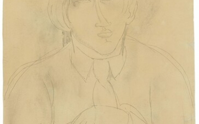 Amedeo Modigliani - Chaïm Soutine assis à une table