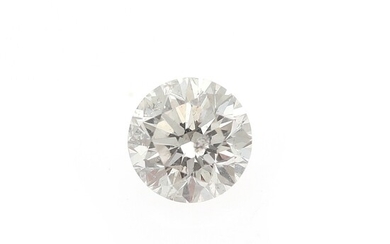NOT SOLD. An unmounted brilliant-cut diamond weighing 0.80 ct. Colour: Wesselton (H). Clarity: SI2. –...