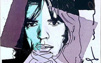 Andy Warhol (after) - Mick Jagger 2, 1975