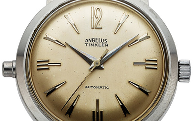 Angelus Extremely Rare Tinkler Automatic Quarter Repeater Wristwatch. c.1957...