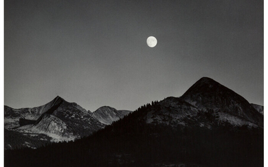 Ansel Adams (1902-1984), Moonrise from Glacier Point, Yosemite National Park, California (1939)