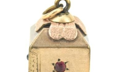 Antique 19th C Garnet Necklace Pendant or Fob