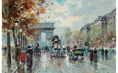 Antoine Blanchard (1910-1988), Avenue des Champs-Élysées