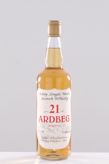 Ardbeg Islay Single Malt Scotch Whisky 21 years old,...
