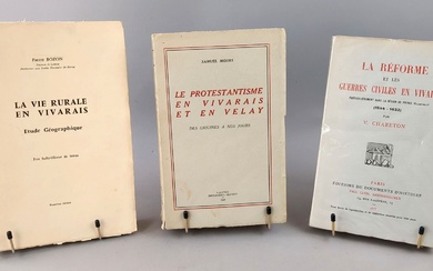 [Ardèche]. Lot de 3 ouvrages sur l'Ardèche: 1/... - Lot 7 - Richard Maison de ventes