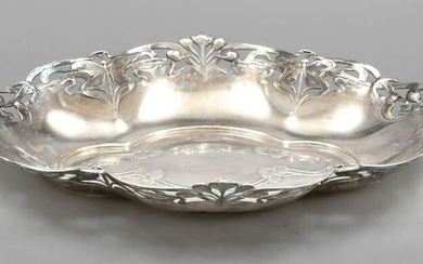 Art Nouveau oval bowl, c. 1900, pl