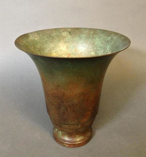 Arts & Crafts Carl Sorenson Bronze Vase
