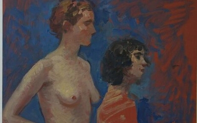 Augustus Vincent Tack, Nude Study & Interior
