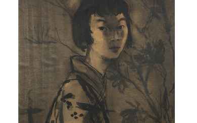 BERNARD LAMOTTE (1903-1983) JEUNE FILLE DE KYOTO YOUNG GIRL FROM...