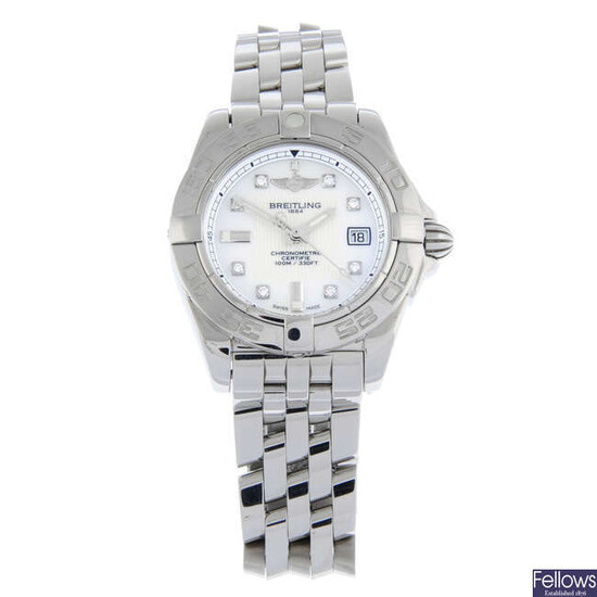 BREITLING - a stainless steel Cockpit Lady bracelet watch, 29mm.