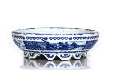 Blue and white porcelain bowl