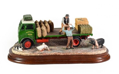 Border Fine Arts 'Afternoon Deliveries' (Lorry, Geese and Pig), model...
