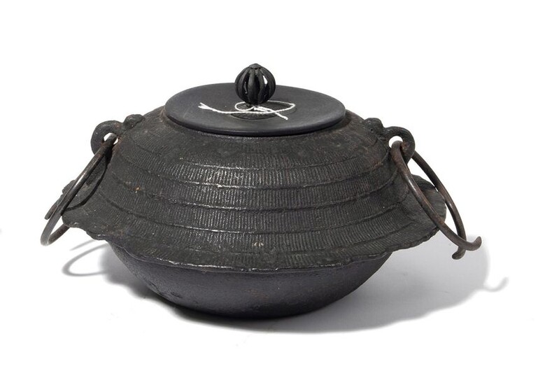 Bouilloire à thé en fer, en forme de mont...