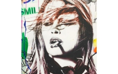 Brigitte Bardot Graffiti Art Poster
