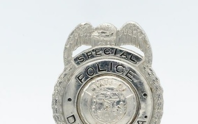 Bud Abbott Vintage Special Denison Police Badge